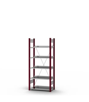 Aktenregal Grundregal ORION PLUS, 1.750×750×300 mm, verzinkt