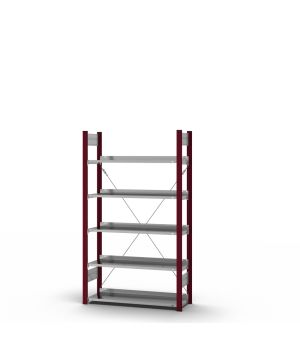 Aktenregal Grundregal ORION PLUS, 1.750×1.000×300 mm, verzinkt