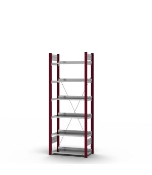 Aktenregal Grundregal ORION PLUS, 2.000×750×300 mm, verzinkt
