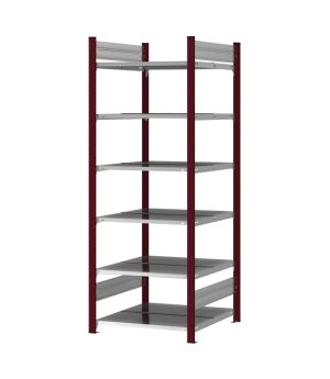 Aktenregal Grundregal ORION PLUS, 2.000×750×600 mm, verzinkt