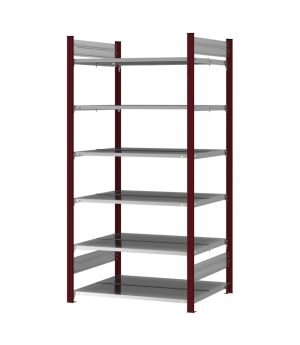 Aktenregal Grundregal ORION PLUS, 2.000×1.000×600 mm, verzinkt