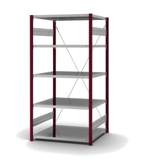 Fachbodenregal Grundregal ORION PLUS, 2.000×1.000×800 mm, verzinkt