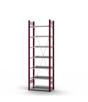 Aktenregal Grundregal ORION PLUS, 2.350×750×300 mm, verzinkt
