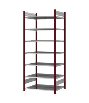 Aktenregal Grundregal ORION PLUS, 2.350×1.000×600 mm, verzinkt