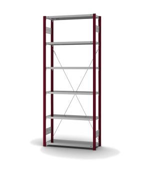 Fachbodenregal Grundregal ORION PLUS, 2.500×1.000×300 mm, verzinkt