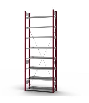 Aktenregal Grundregal ORION PLUS, 2.700×1.000×300 mm, verzinkt