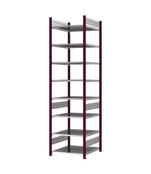 Aktenregal Grundregal ORION PLUS, 2.700×750×600 mm, verzinkt