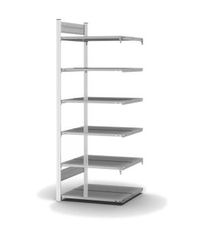 Aktenregal Anbauregal ORION PLUS, 2.000×750×600 mm, verzinkt