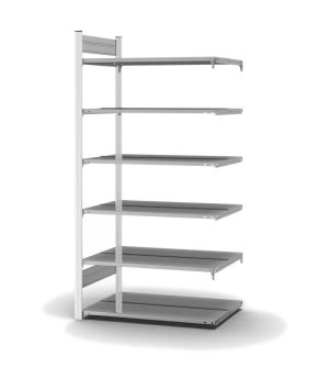 Aktenregal Anbauregal ORION PLUS, 2.000×1.000×600 mm, verzinkt
