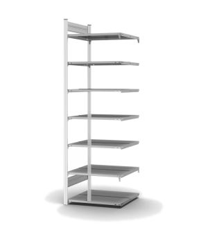 Aktenregal Anbauregal ORION PLUS, 2.350×750×600 mm, verzinkt