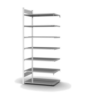 Aktenregal Anbauregal ORION PLUS, 2.350×1.000×600 mm, verzinkt