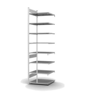 Aktenregal Anbauregal ORION PLUS, 2.700×750×600 mm, verzinkt