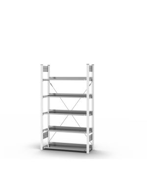 Aktenregal Grundregal ORION PLUS, 1.750×1.000×300 mm, verzinkt