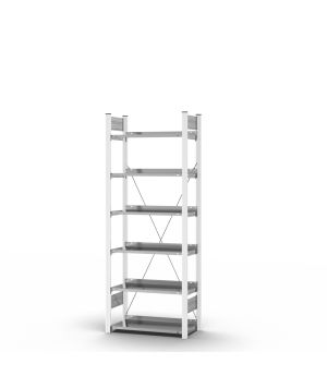 Aktenregal Grundregal ORION PLUS, 2.000×750×300 mm, verzinkt