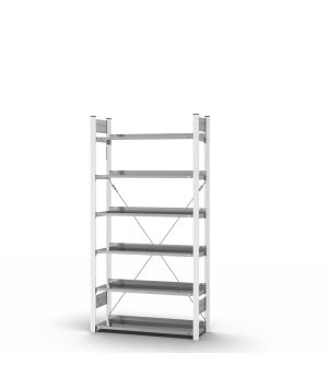 Aktenregal Grundregal ORION PLUS, 2.000×1.000×300 mm, verzinkt