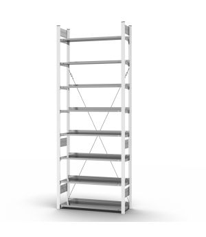 Aktenregal Grundregal ORION PLUS, 2.700×1.000×300 mm, verzinkt
