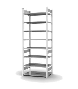 Aktenregal Grundregal ORION PLUS, 2.700×1.000×600 mm, verzinkt