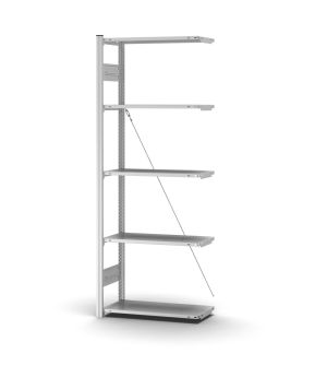 Profi-Lagerregal Anbauregal ORION PLUS, 2.000×750×300 mm, verzinkt