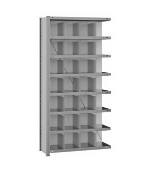 Fächerregal Anbauregal ORION PLUS, 2.000×1.000×300 mm, verzinkt