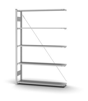 Profi-Lagerregal Anbauregal ORION PLUS, 2.000×1.300×300 mm, verzinkt