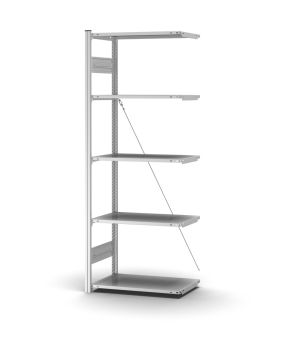 Profi-Lagerregal Anbauregal ORION PLUS, 2.000×750×400 mm, verzinkt