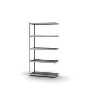 Wannenbodenregal Anbauregal ORION PLUS, 2.000×1.000×400 mm, verzinkt
