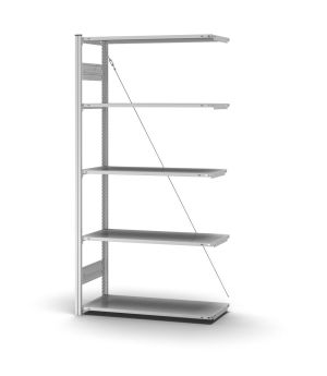 Profi-Lagerregal Anbauregal ORION PLUS, 2.000×1.000×400 mm, verzinkt