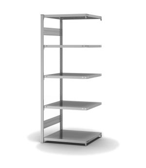 Fachbodenregal Anbauregal ORION PLUS, 2.000×750×600 mm, verzinkt