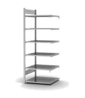Aktenregal Anbauregal ORION PLUS, 2.000×750×600 mm, verzinkt