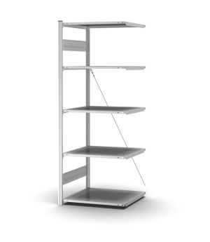 Profi-Lagerregal Anbauregal ORION PLUS, 2.000×750×600 mm, verzinkt
