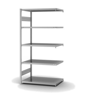 Fachbodenregal Anbauregal ORION PLUS, 2.000×1.000×600 mm, verzinkt