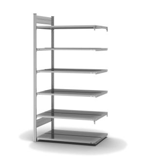 Aktenregal Anbauregal ORION PLUS, 2.000×1.000×600 mm, verzinkt