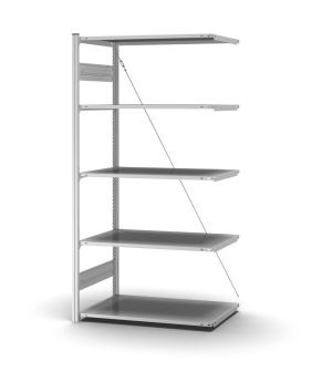Profi-Lagerregal Anbauregal ORION PLUS, 2.000×1.000×600 mm, verzinkt