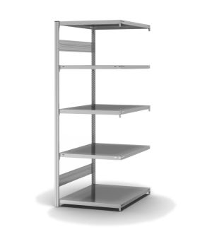 Fachbodenregal Anbauregal ORION PLUS, 2.000×750×800 mm, verzinkt