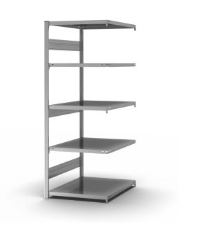 Fachbodenregal Anbauregal ORION PLUS, 2.000×750×800 mm, verzinkt