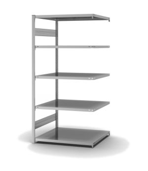 Fachbodenregal Anbauregal ORION PLUS, 2.000×1.000×800 mm, verzinkt