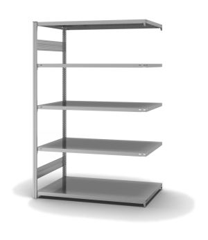 Fachbodenregal Anbauregal ORION PLUS, 2.000×1.300×800 mm, verzinkt