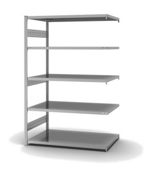 Fachbodenregal Anbauregal ORION PLUS, 2.000×1.300×800 mm, verzinkt
