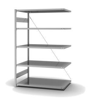 Fachbodenregal Anbauregal ORION PLUS, 2.000×1.300×800 mm, verzinkt