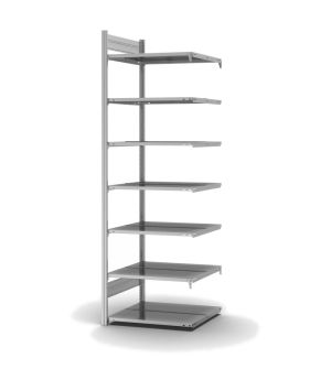 Aktenregal Anbauregal ORION PLUS, 2.350×750×600 mm, verzinkt