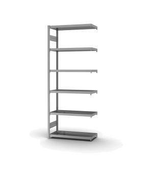Wannenbodenregal Anbauregal ORION PLUS, 2.500×1.000×400 mm, verzinkt