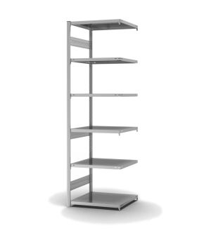 Fachbodenregal Anbauregal ORION PLUS, 2.500×750×600 mm, verzinkt