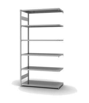 Fachbodenregal Anbauregal ORION PLUS, 2.500×1.300×600 mm, verzinkt