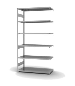 Fachbodenregal Anbauregal ORION PLUS, 2.500×1.300×600 mm, verzinkt