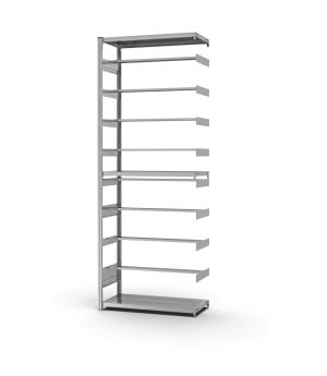 Pendelhefterregal Anbauregal ORION PLUS, 2.700×1.000×400 mm, verzinkt