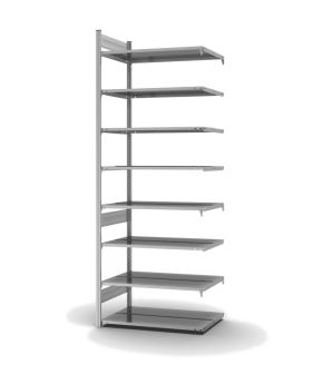 Aktenregal Anbauregal ORION PLUS, 2.700×1.000×600 mm, verzinkt