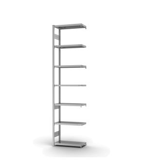 Fachbodenregal Anbauregal ORION PLUS, 3.000×750×300 mm, verzinkt