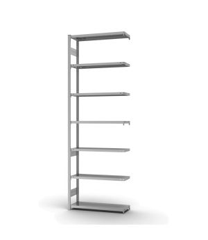 Fachbodenregal Anbauregal ORION PLUS, 3.000×1.000×300 mm, verzinkt