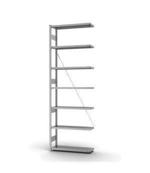 Fachbodenregal Anbauregal ORION PLUS, 3.000×1.000×300 mm, verzinkt