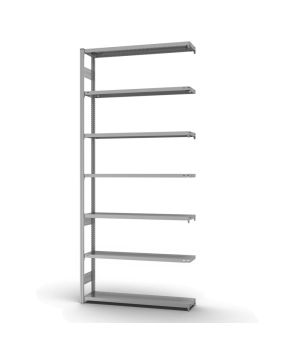 Fachbodenregal Anbauregal ORION PLUS, 3.000×1.300×300 mm, verzinkt